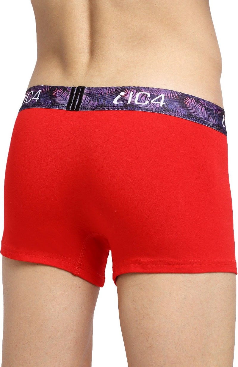 IC4 Store Men's Trunk Combo Pack of 4 - Charcoal, Grey, Red, Yellow - Image 4