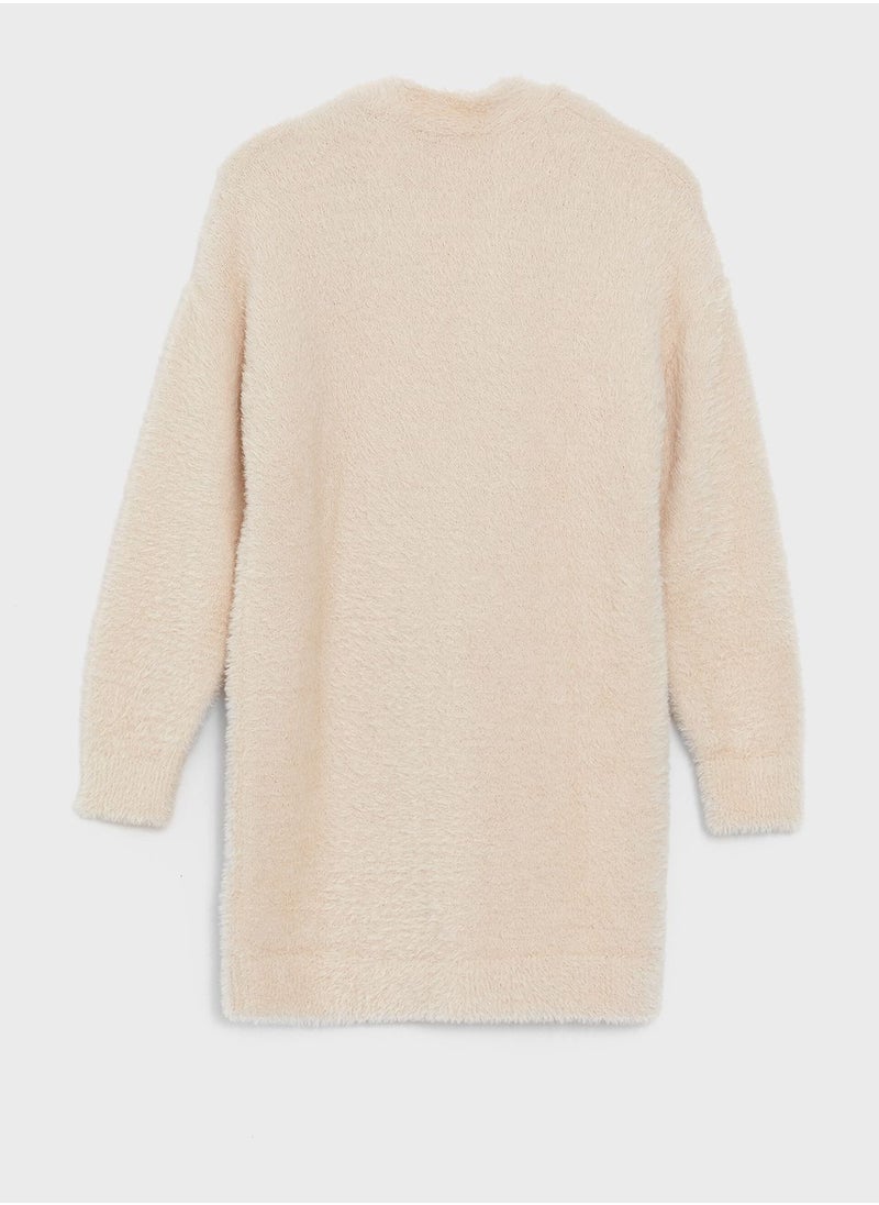 LC WAIKIKI - Shawl Neck Fur Detail Cardigan - Image 1