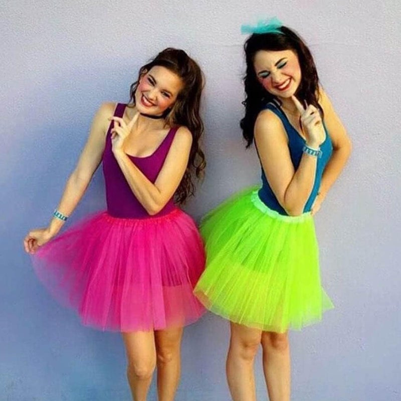 REETAN Christmas Tulle Tutu Skirt Ballet Layered Dance Skirt for Women - Image 4