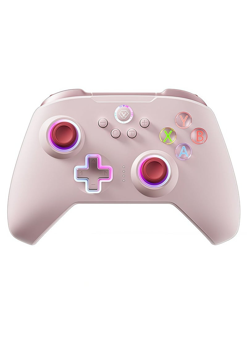 AOLION N10 Wireless Controller, Compatible with Switch2/PC/Android/Steam Deck – Bluetooth Controller, Gaming Controller, Equipped with Hall Effect Joystick and Triggers, Turbo, Vibration, and RGB Lighting Effects - Image 1