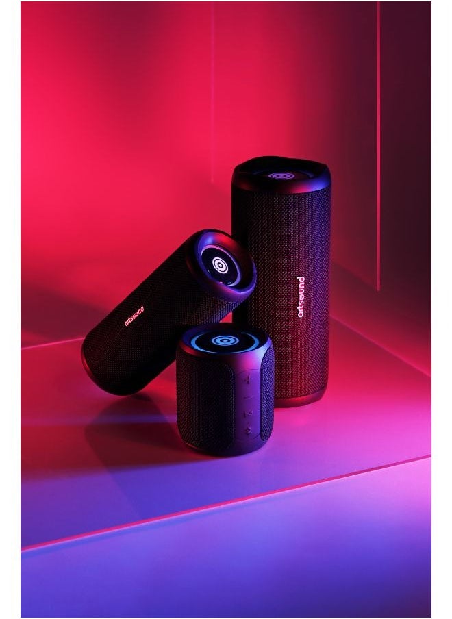 ART SOUND Waterproof Portable Bluetooth Speaker Powerful Sound and Deep Bass 14h Play Time Safe USB-C Charging Protection Medium  - Image 5