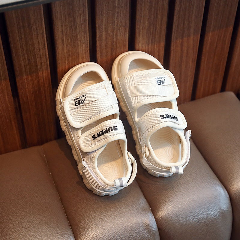 Children'S Sports Sandals 2025 Children'S Baotou Beach Shoes Soft Sole Fashion Girls Baby Middle And Big Children - Image 5