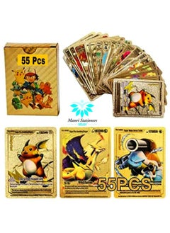 Pokemon Pokemon Card Games 55 PCS Foil Card Golden 