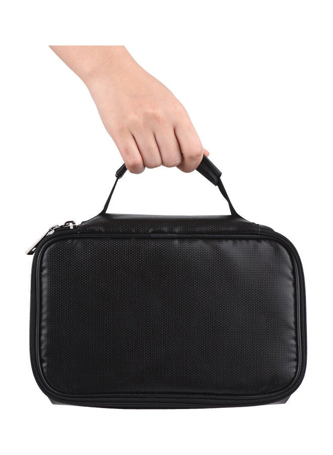NIBEMINENT Fireproof File Document Bag with Multi-Layer Card Case Black  - Image 2