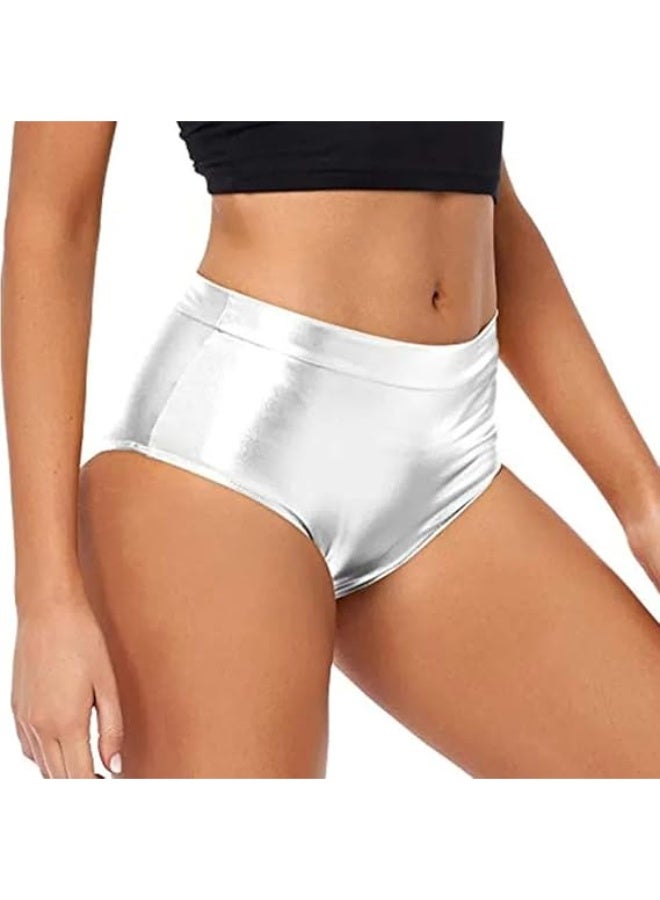 Under Women Disco Leather Women Underwear Fashion Multicolor Lycra Faux Leather