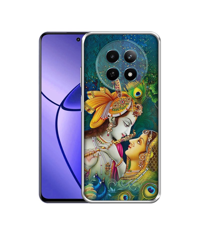 Casotec Radha Kishan Love Design Printed Silicon Soft TPU Back Case Cover for Realme 12 5G/12X 5G/C65 5G/Narzo 70X 5G,Multicolor - Image 1