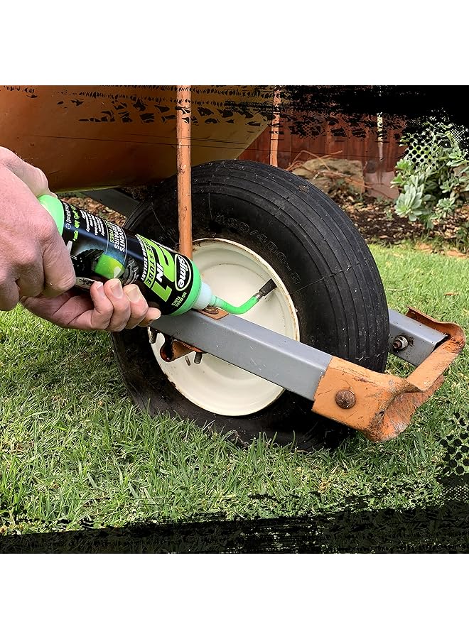 Slime 10193 Tire And Tube Sealant Puncture Repair Sealant, 2-In-1, Premium, Prevent And Repair, Suitable For Non-Highway Tires And Tubes, Non-Toxic, Eco-Friendly, 16Oz Bottle - Image 2