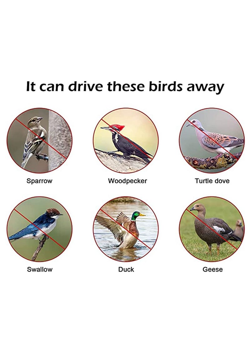 SYOSI - 2 Pack Bird Scare Tapes Repellent Deterrent Reflective Device Double Sided Ribbonfor Home Garden and Total Flash Tape Keep Pigeons Ducks Crows to Prevent from Hitting Windows - Image 1