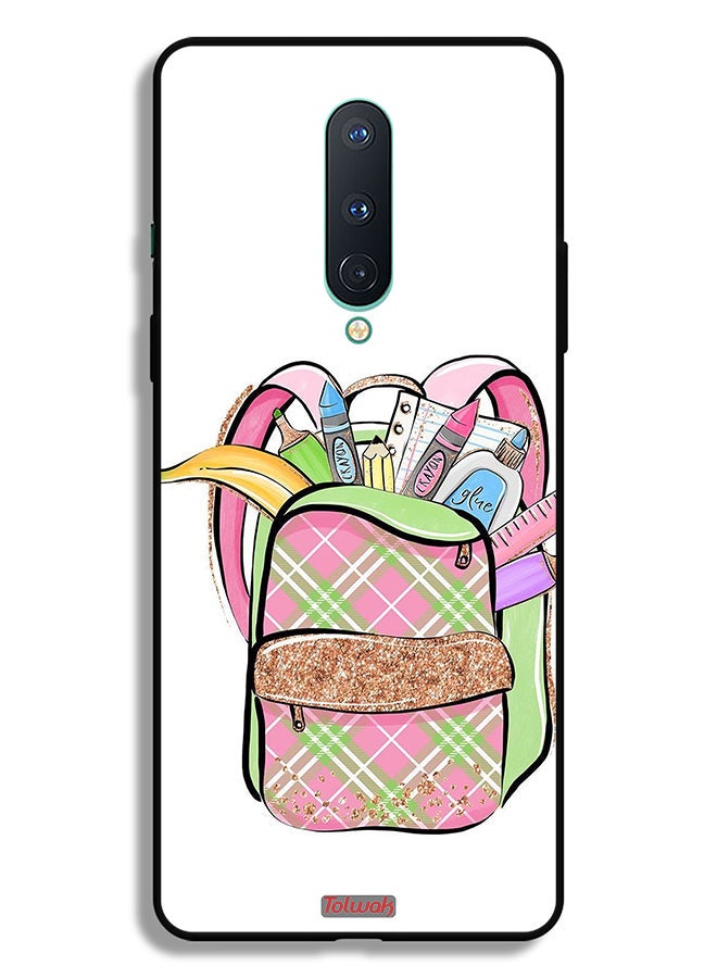 Tolwak OnePlus 8 Protective Case Cover Unicorn Girl Bag - Image 1
