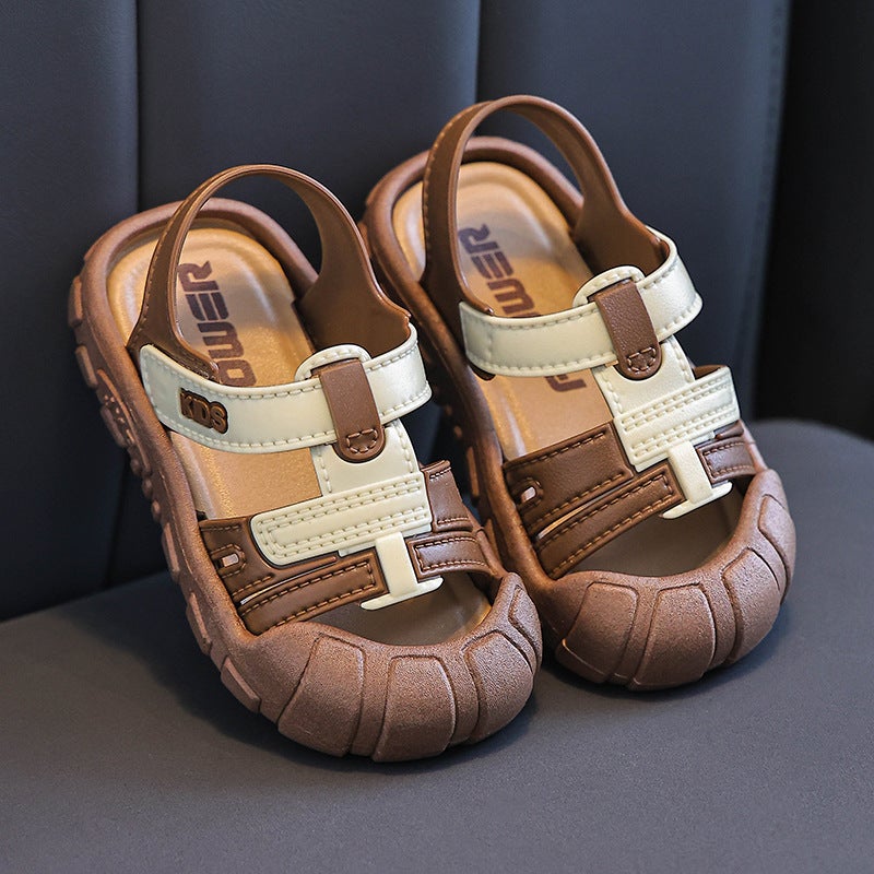 Children'S Summer Slippers Girls Boys Non-Slip Soft Bottom Cartoon Baby Sandals - Image 2