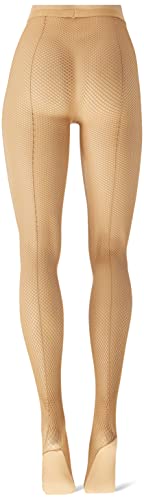 Capezio Women's Professional Fishnet Tight With Seams,Caramel,Small/Medium - Image 4