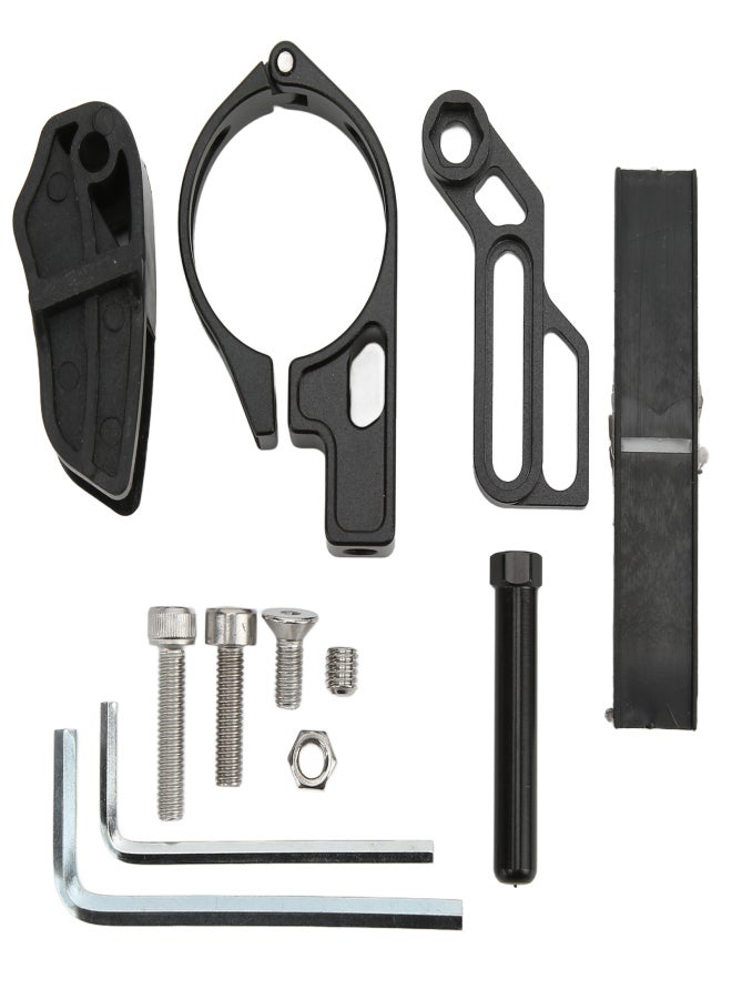 Lebycle Universial Mountain Bike Chain Guide Protector Aluminium Alloy Bike Chain DeflectorsBlack - Image 1