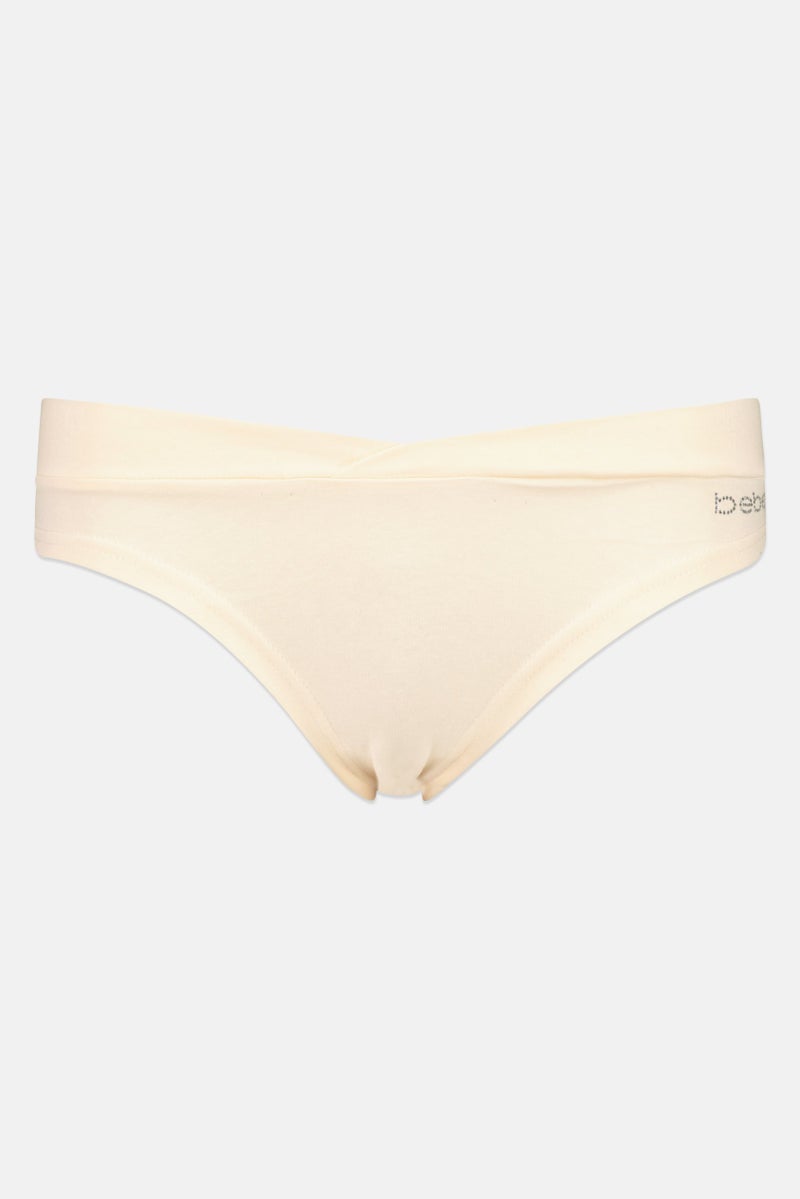 bebe Women 3 Pieces Brand Logo Low Rise Panties, Multicolor - Image 4