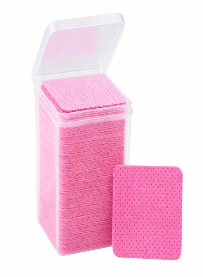 Lint Free Nail Wipes 200PCS, Soft Non-Woven Nail Prep Pads, Absorbent Wipes for Nail Art, Gel Nail Removal & Eyelash Extension Supplies - Image 1