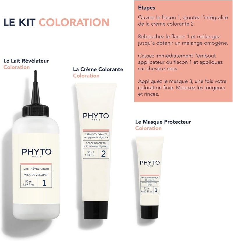 PHYTO PARIS Permanent Hair Color - Very Light Blonde 9 with Botanical Pigments - Image 4