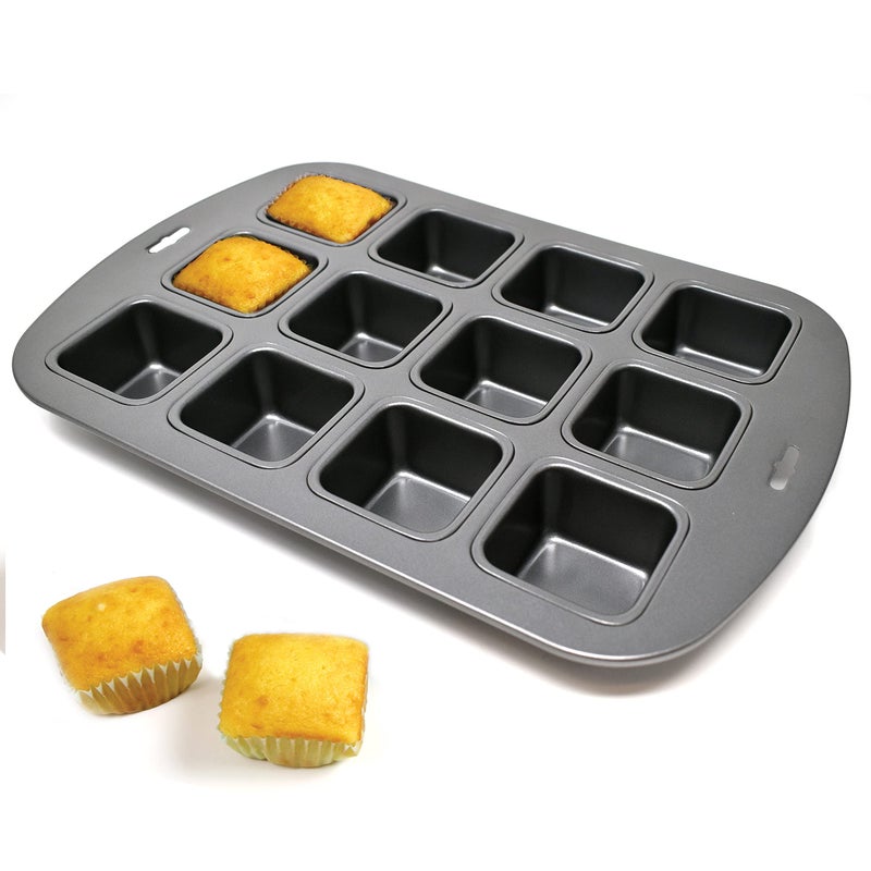 Norpro Norpro Nonstick 12Cavity Linking Brownie Muffin Cupcake Cake Pan Squares 