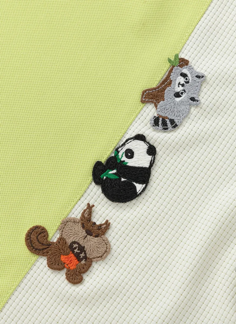 Balabala Toddler Boy Knit short sleeve suit