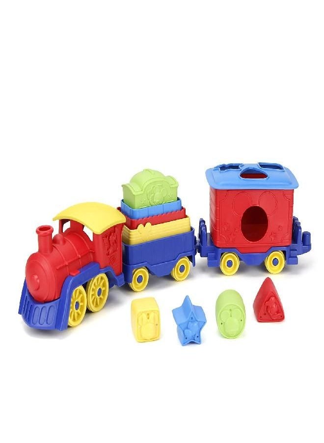 Green Toys Green Toys Mickey Mouse & Friends Stack & Sort Train  - Image 1