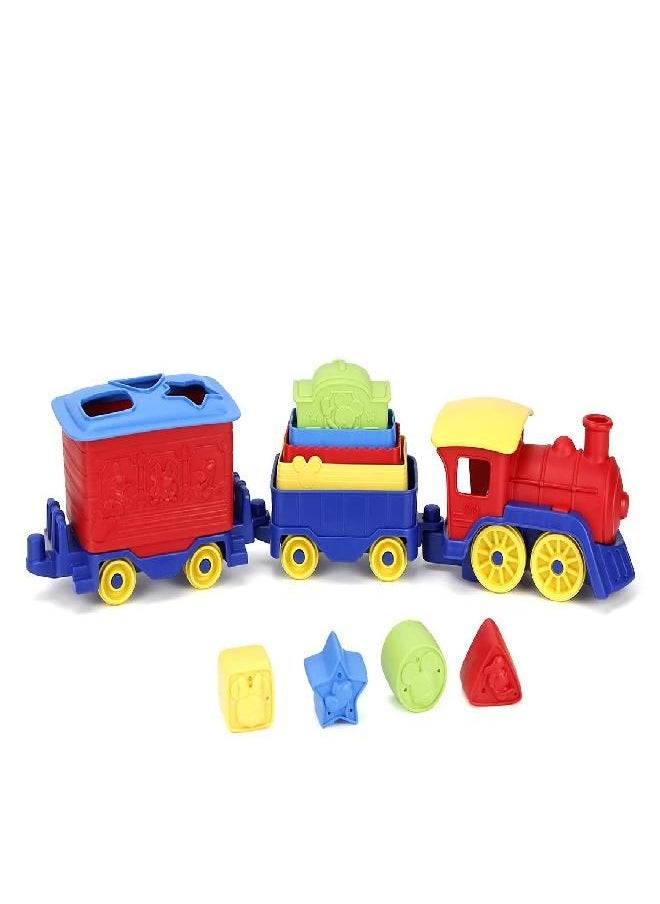 Green Toys Green Toys Mickey Mouse & Friends Stack & Sort Train  - Image 2