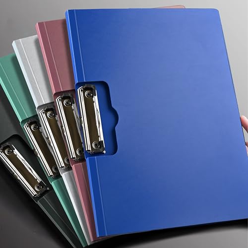 True Flair A4 Size Clipboard File Cover Folder Document Organizer for Portfolio,Office,School,and More|360° Degree Flip File Folder|PP Clipboard File for Document Set of 1 Clipboard File(1),Multicolor - Image 1
