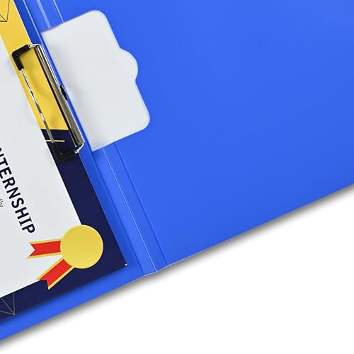 True Flair A4 Size Clipboard File Cover Folder Document Organizer for Portfolio,Office,School,and More|360° Degree Flip File Folder|PP Clipboard File for Document Set of 1 Clipboard File(1),Multicolor - Image 3