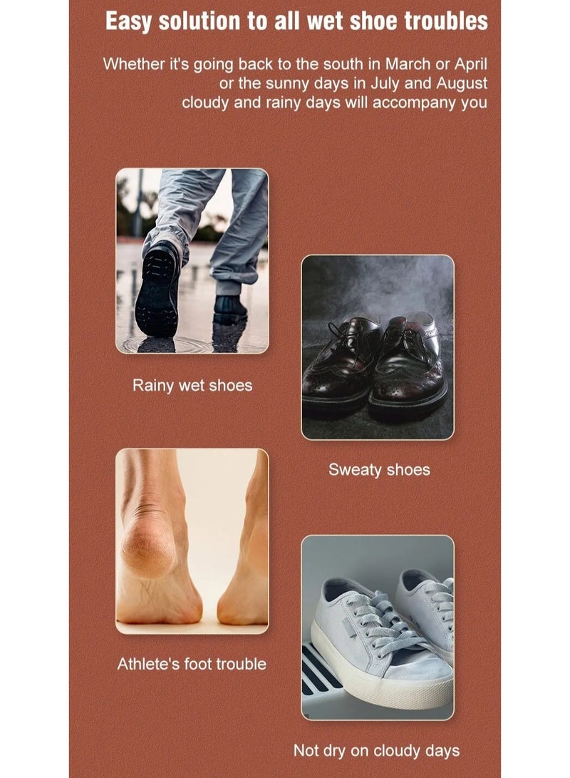 ارواق مجفف أحذية كهربائي 220 فولت معقم وواقي للقدمين ومزيل العرق لتدفئة الأحذية - Image 3