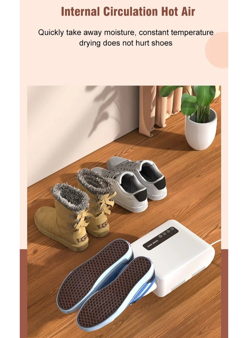 ارواق مجفف أحذية كهربائي 220 فولت معقم وواقي للقدمين ومزيل العرق لتدفئة الأحذية - Image 5