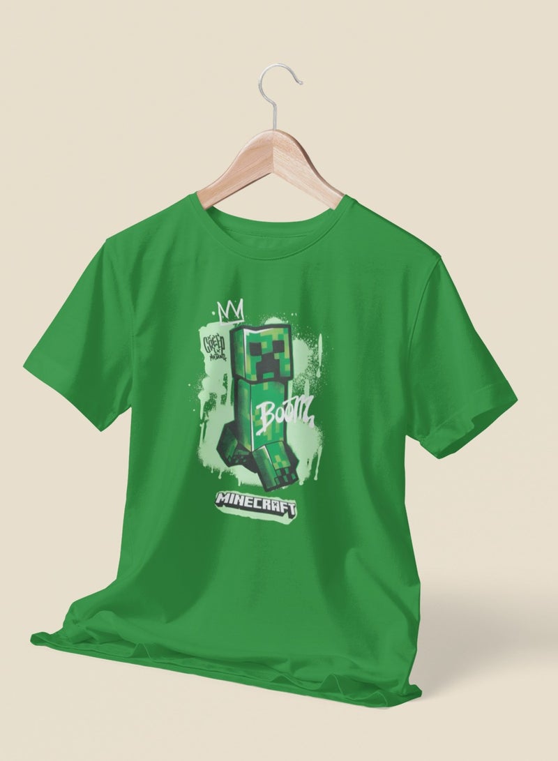 ZOOM Minecraft Characters Adventure Print Kids T-Shirt