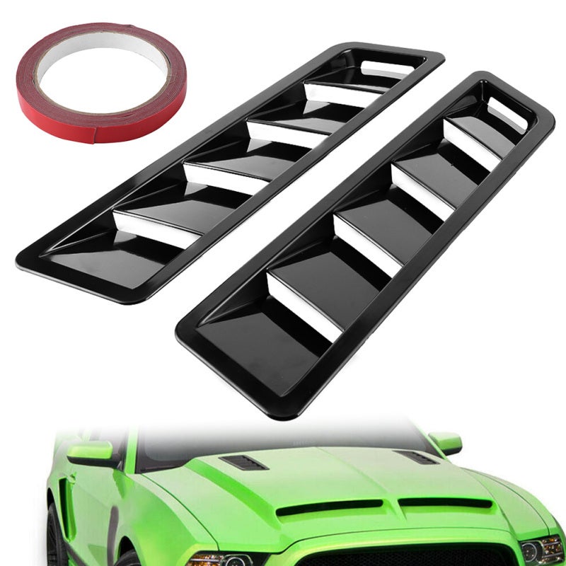 Hood Air Intake: High-Quality ABS Plastic Trim - Heat-Resistant Durable Bonnet Louver for Engine Heat Dissipation, Car Exterior Decoration - Image 4
