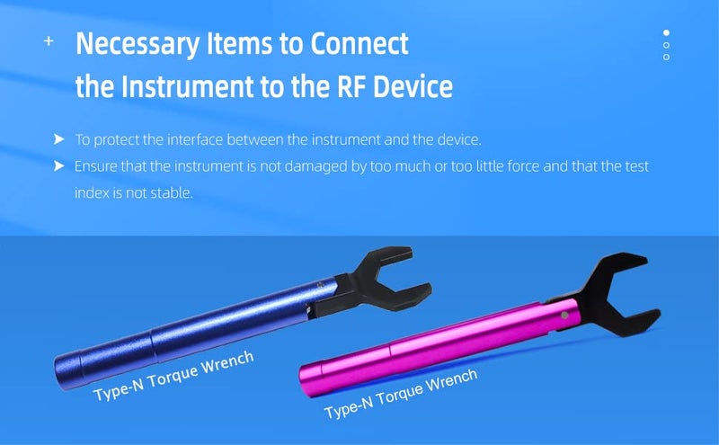 UU TOJOIN TOJOIN 1 pcs Purple N Type Torque Wrench 1 N·m Opening 20MM Protect RF Connector for RF Microwave Measurements - Image 3