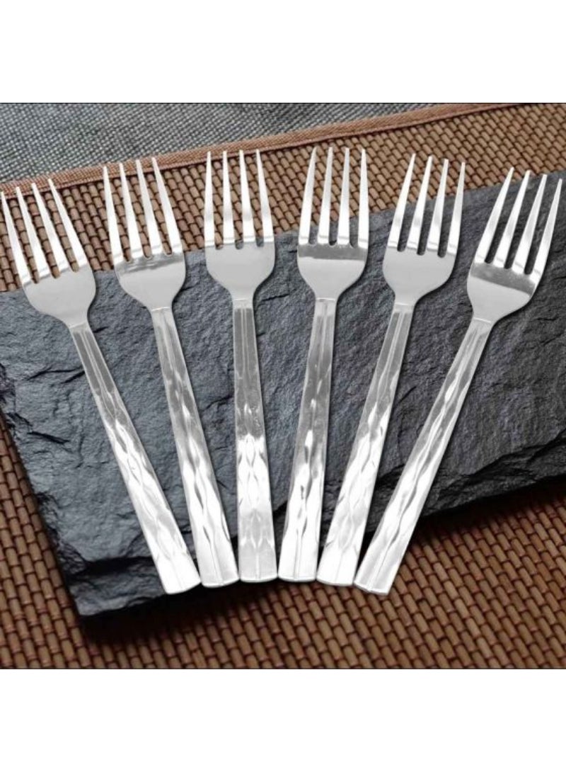 Steel Dessert FoSet Dessert FoSet (Set Of 6)