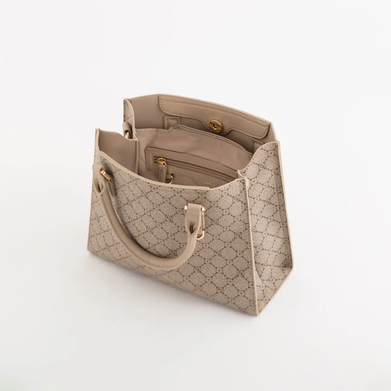 CARPISA Women's Handbag Diana Taupe/Light Taupe
