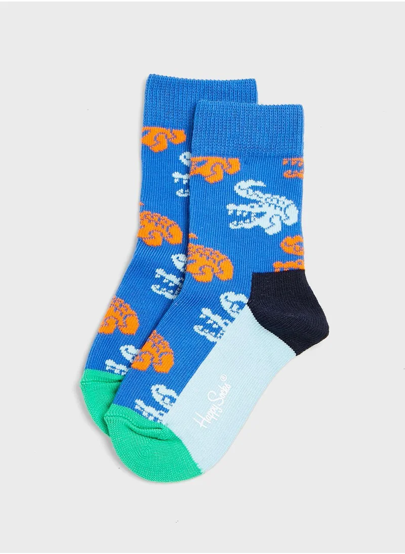 Happy Socks Kids Crocodile Socks