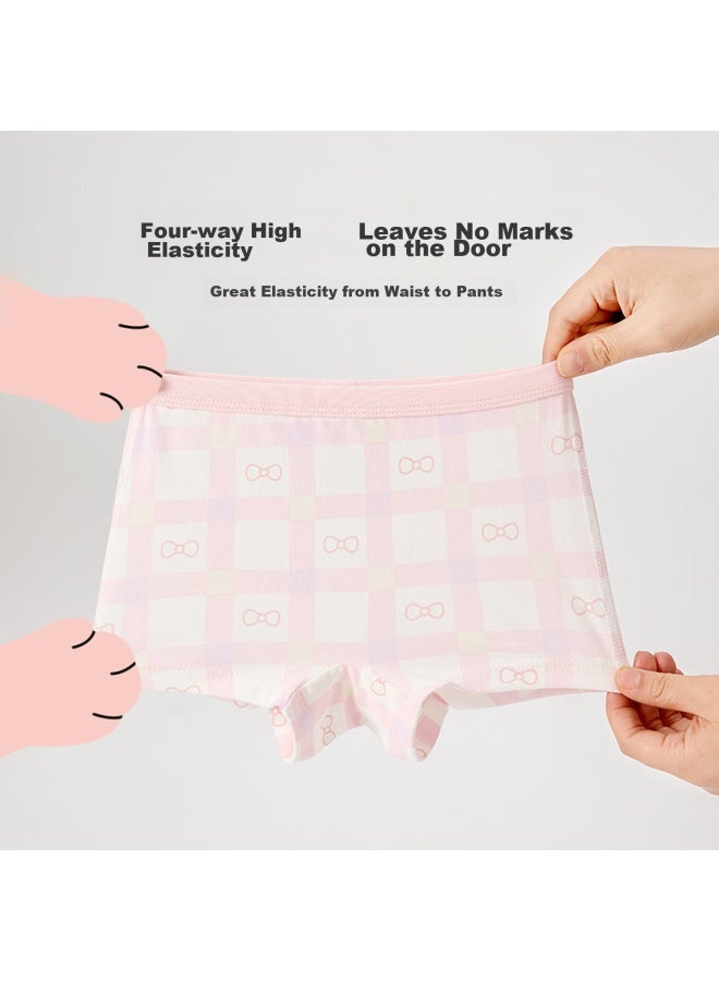 Niduoxiong Niduoxiong 7a Antibacterial Children's Underwear, Girls' Antibacterial Boxer Briefs, Baby No-pinch Shorts, Mid To Big Kids' Underpants, 3 Pieces  - Image 5