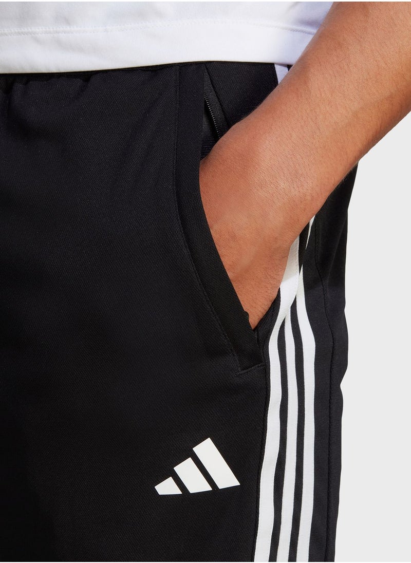 Adidas - Train Essentials Piqué 3-Stripes Training Shorts - Image 1