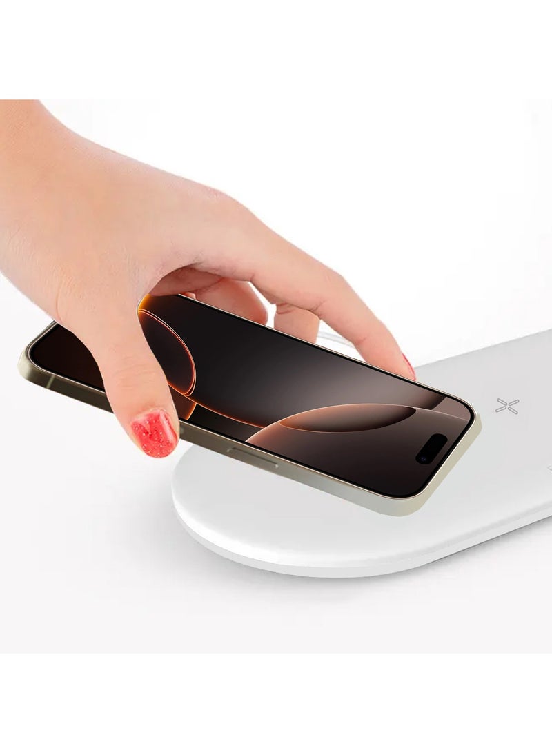 CATANES iPhone 15 Charging Station 3 in 1 Faster Mag-Safe Qi Wireless Charger Stand Wireless Charging Pad for iPhone 15 for iWatch Ultra2 Ultra 8/7/SE/6/5/4/3/2/1 Pods pro/2/3  - Image 5