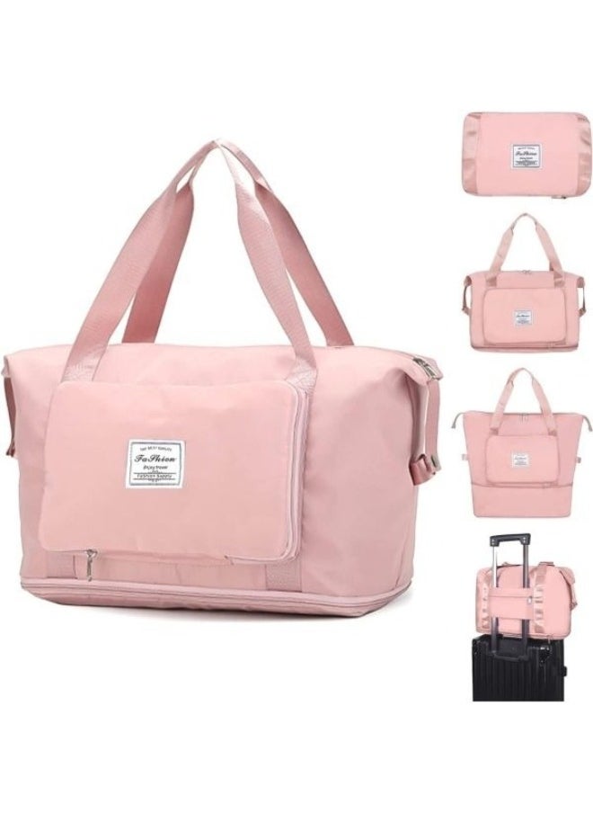 HONGFU Foldable Travel Bag Hand Carry Luggage Bag Large Waterproof Duffle Bag  - Image 1