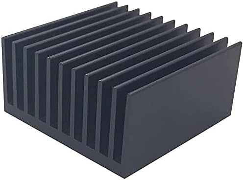 Easycargo 4pcs 40mm Heatsink 40mmx40mmx20mm, Aluminum Heatsink Kit, Cooling Heat Sink for 3D printer Stepper Motor NEMA 17, TEC1-12706 Peltier Thermoelectric Cooler Module LED 40x40x20mm (Black) - Image 3