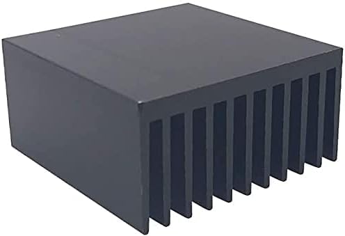 Easycargo 4pcs 40mm Heatsink 40mmx40mmx20mm, Aluminum Heatsink Kit, Cooling Heat Sink for 3D printer Stepper Motor NEMA 17, TEC1-12706 Peltier Thermoelectric Cooler Module LED 40x40x20mm (Black) - Image 4