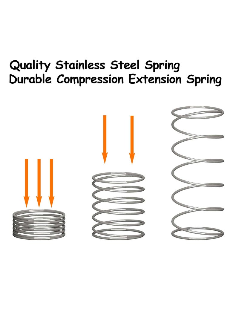 KASTWAVE حامل صندوق المناديل مع دعم نابض، غطاء صندوق المناديل الوجهية بركة رفع تلقائية، حامل موزع المناديل للسيارة لسطح المكتب، الحمام، المكتب، المطبخ، المرحاض - أبيض 4 قطع - Image 4
