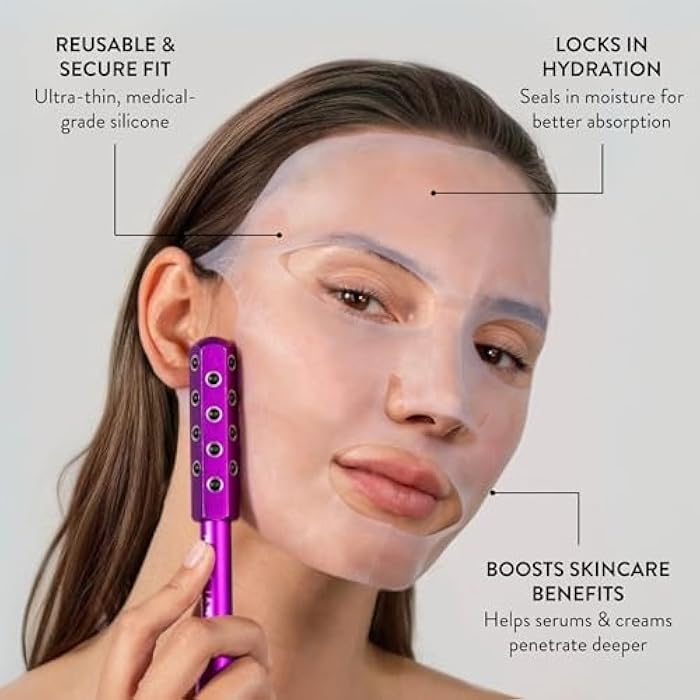 Nurse Jamie FaceWrap Silicone Mask – Reusable Hydration Wrap for Enhanced Skincare Absorption & Moisture Retention - Image 2
