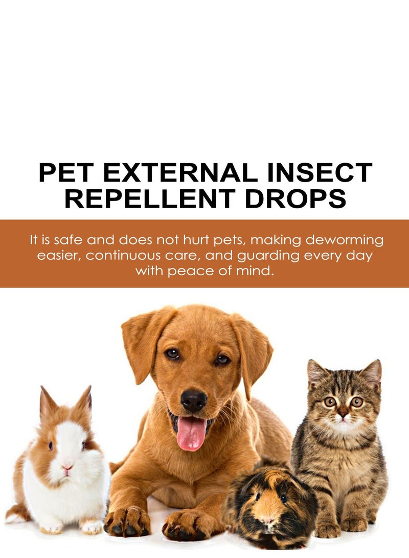 Yegbong Pet External Insect Repellent Drops Dog and Cat Drops Spray Cleaning and Removing Lice Sub-tick flea 30ml - Image 5