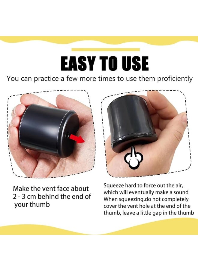 Skylety 2 Pieces Pooter Fart Machines in Black Fart Prank Toy Fart Noise Maker Fart Sounds Machine Toy Funny Joke Toys for Funny Gag Party Birthday Joke Toy Favors Keep Practice for Better - Image 1