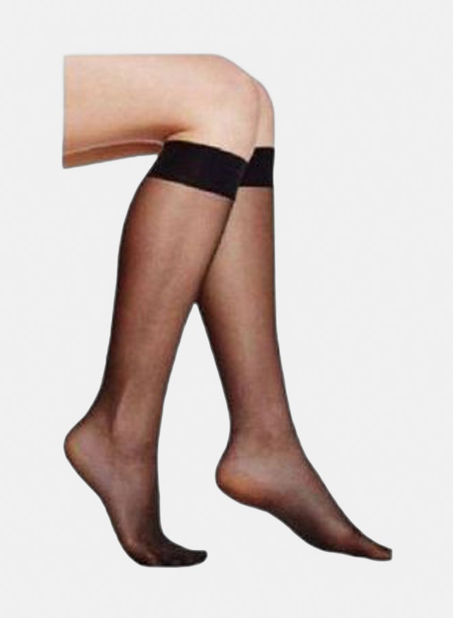 Silvy - Set Of (5) Knee High Voile Socks - Image 2