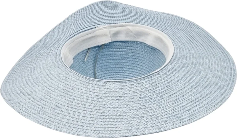 Tezzgelsin Women's Wide Brim Summer Straw Hat with Starfish Detail