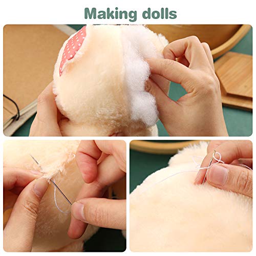 Bupete 14.1oz-70.5oz Stuffing for Stuffed Animals, Stuffing for Crafts Crochet Stuffing,Stuffing for Crochet, Polyester Fiber Fill Resilience for Fill Fiber Animal Stuffing - Image 4