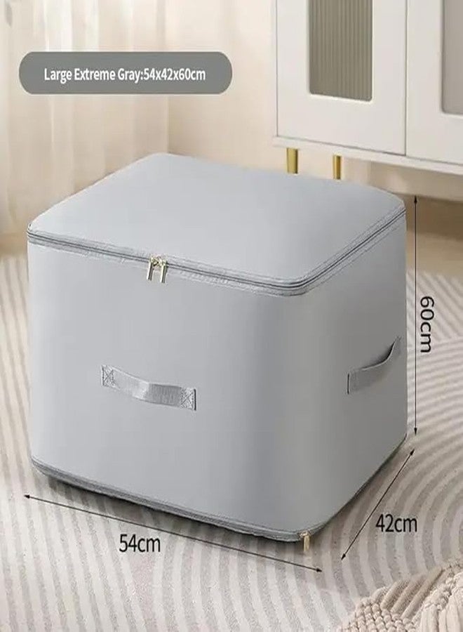 VishBin Space Saving Self Compression Organizer Heavy Duty Space Saving Packing Totes Self Compression Moving Organizer Bags for Comforters and Blankets, Sealer Clothes Storage - Image 2