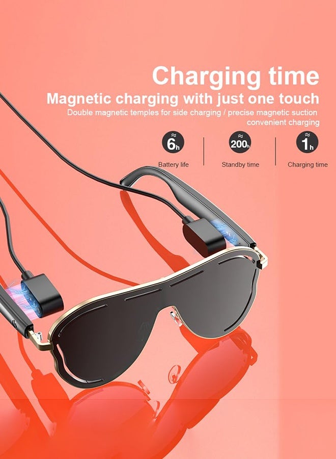 Arabest AI Translation Smart Glasses – Real-Time Voice Translator for 100+ Languages | Bluetooth 6.0 Sunglasses with Touch Control for Travel, Business & Language Learning - Image 2