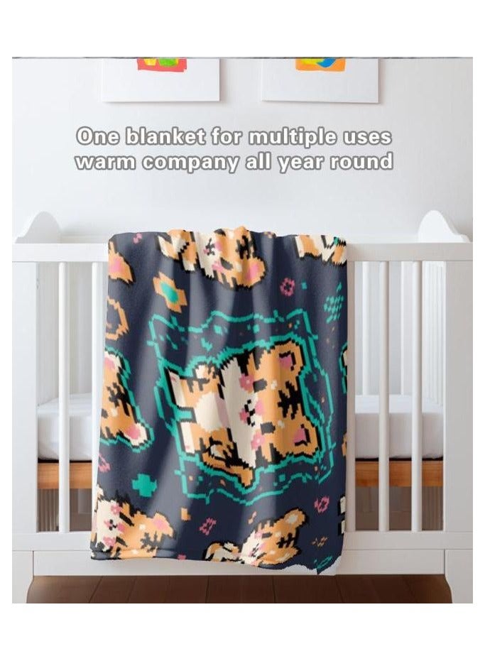 general Children's or student cartoon flannel thin blanket (warm and comfortable, suitable for sleep, games) 100cm*150cm - 543 - Image 5