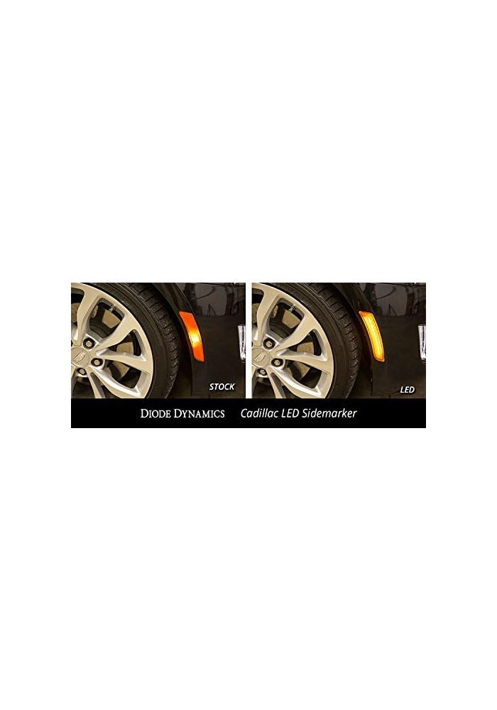 Diode Dynamics Clear LED Sidemarkers for Cadillac ATS 2015-2019 - Image 2